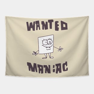 Wanted: Maniac Tapestry