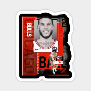 Chicago Bulls Lonzo Ball 2 Magnet