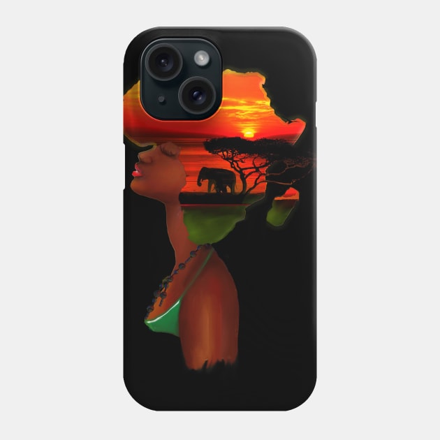 Rasta Chick Phone Case by digitaldoodlers