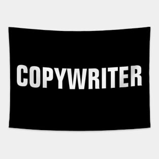 Copywriter - White Text Tapestry