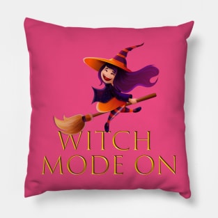 Witch Mode On Pillow