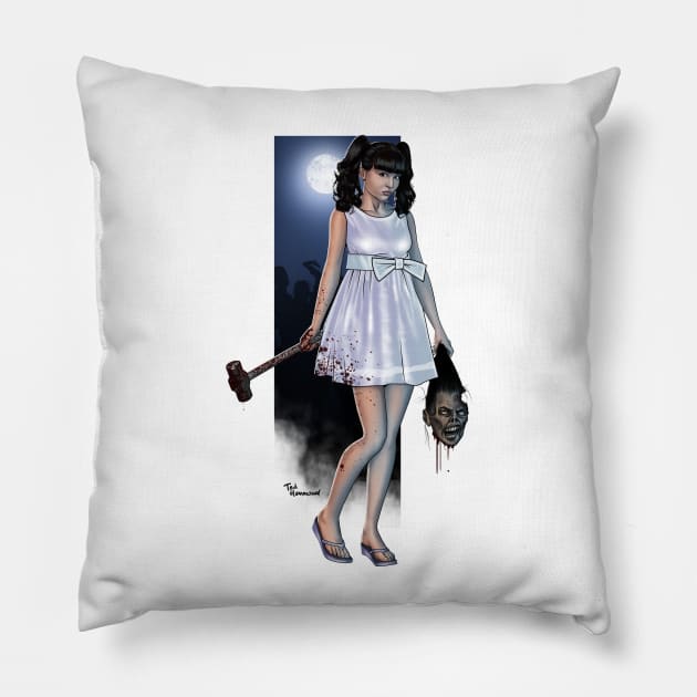 Miss Innocent Pillow by ted1air