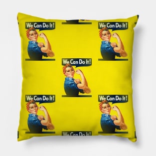 rosie the riveter Pillow