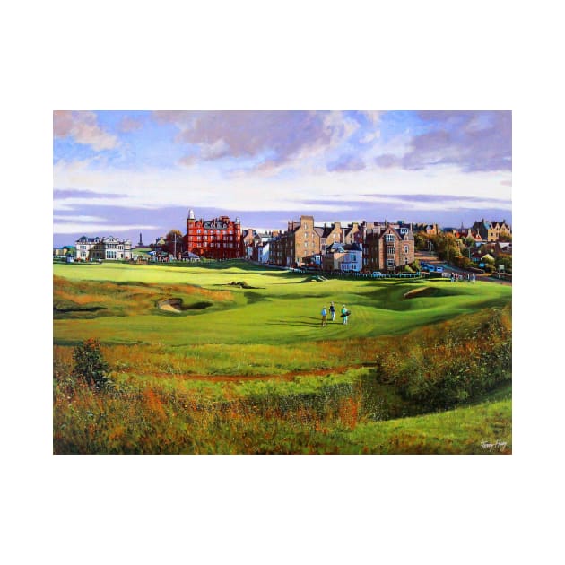 7th Hole at St, Andrews old course by terryhuey