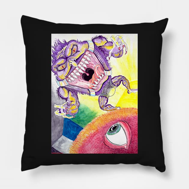 Wrongway Pillow by TheWiseCarrot