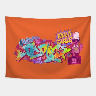 Dedos graff letters 2 Tapestry