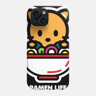 Cat Orange Ramen Life Noodles Bambu Brand Food Cute Kitten Animal Phone Case