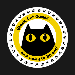 Black Cat Owner Emblem T-Shirt