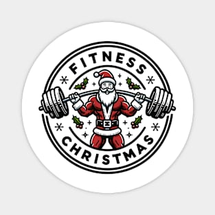 Fitness Christmas Magnet