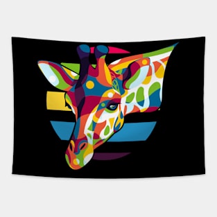 Giraffe Portrait Tapestry