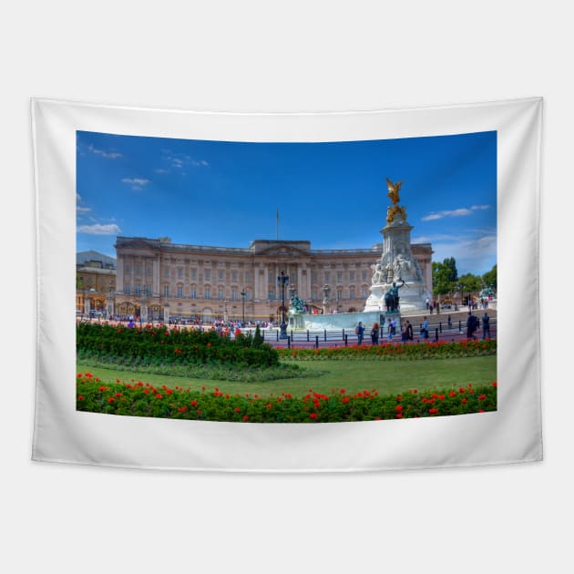 Buckingham Palace, London, England Tapestry by Mark Richards