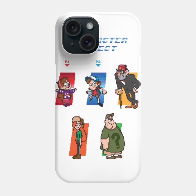 Gravity Falls Character Select Phone Case by FOUREYEDESIGN