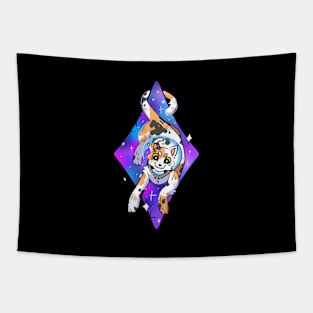 Space Cat! (Calico) Tapestry