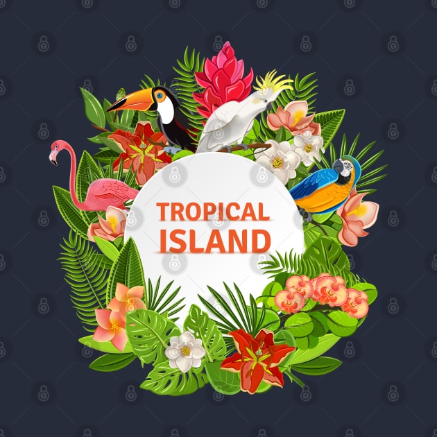 Tropical Island by Mako Design 