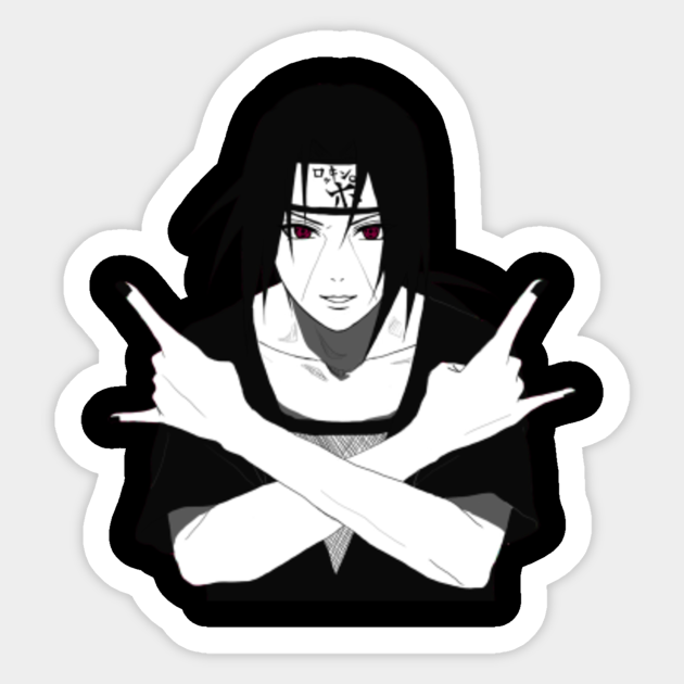 Itachi Anime Manga Itachi Uchiha Sticker Teepublic All orders are custom made and most ship worldwide within 24 hours. itachi anime manga