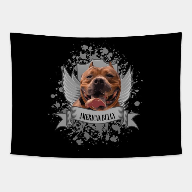 American Bully Tapestry by Nartissima