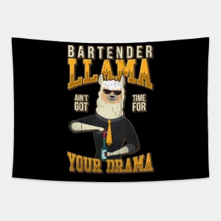 Bartender Llama Aint got time for your Drama Tapestry