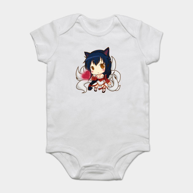League Of Legends Ahri Chibi League Of Legends Baby Bodysuit