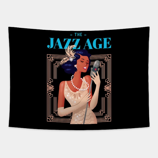 The jazz age roaring 20's Tapestry by John Byrne