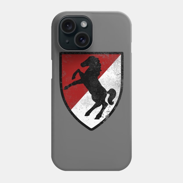 11th Armored Cavalry Regiment (distressed) Phone Case by Firemission45