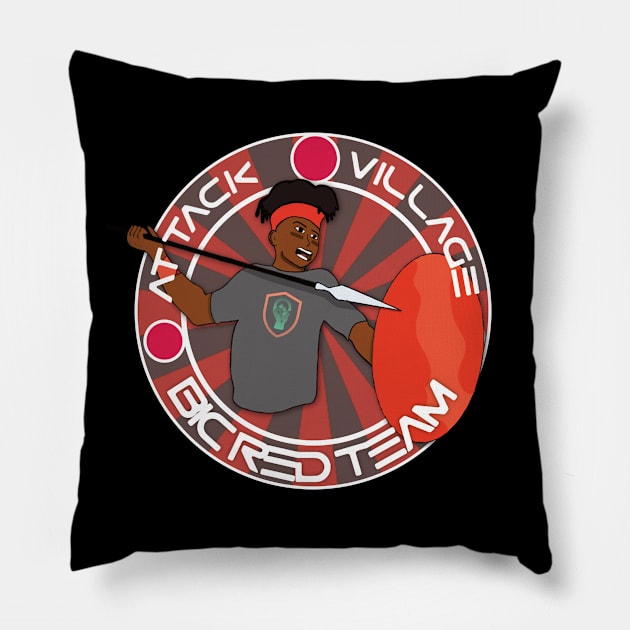 BIC Red Team Pillow by blacksincyberconference