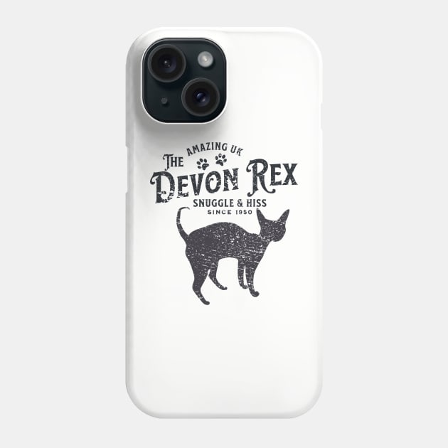 Devon Rex Cat Lover Phone Case by Nice Surprise