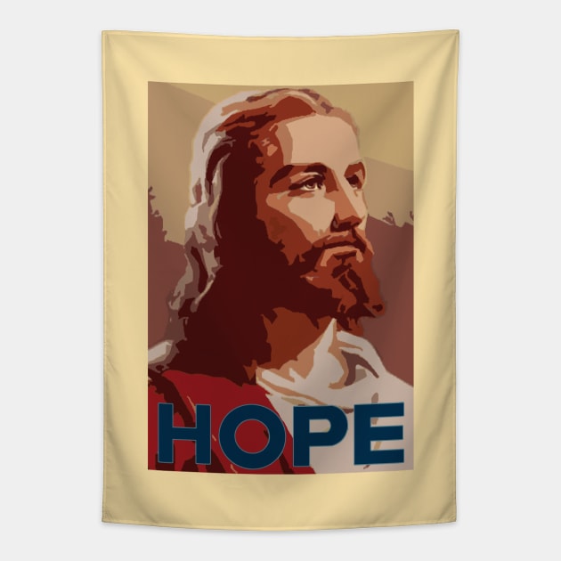 Jesus HOPE Tapestry by timlewis