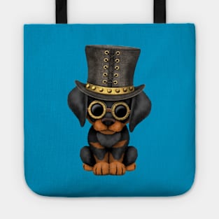 Steampunk Doberman Puppy Tote