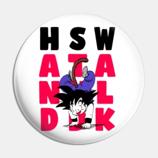 Handstand Walk Goku Kid Pin