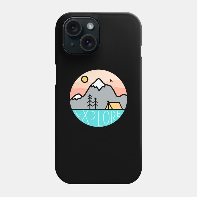 Explore landscape Phone Case by Trippycollage