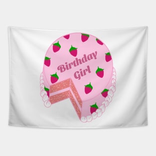 Birthday girl cake Tapestry