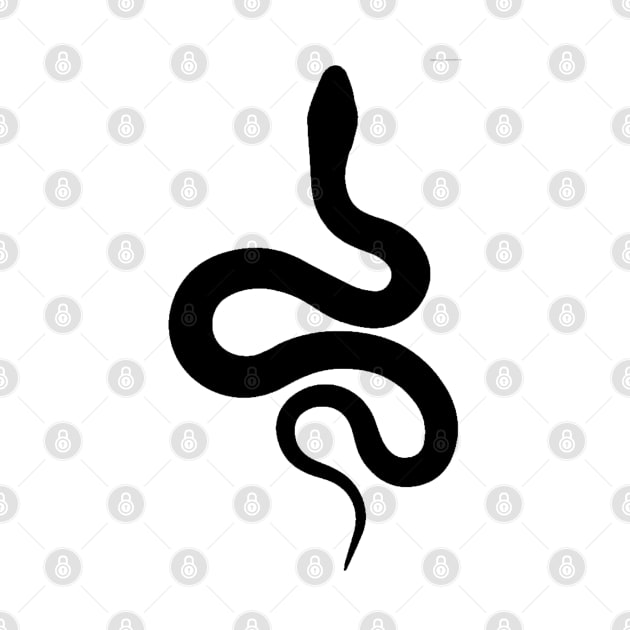 Snake Illustration minimalist aesthetic by Vity