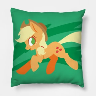 Applejack running Pillow