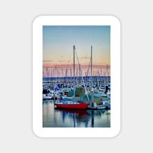 Old Fishermans Wharf Monterey Study 10 Magnet