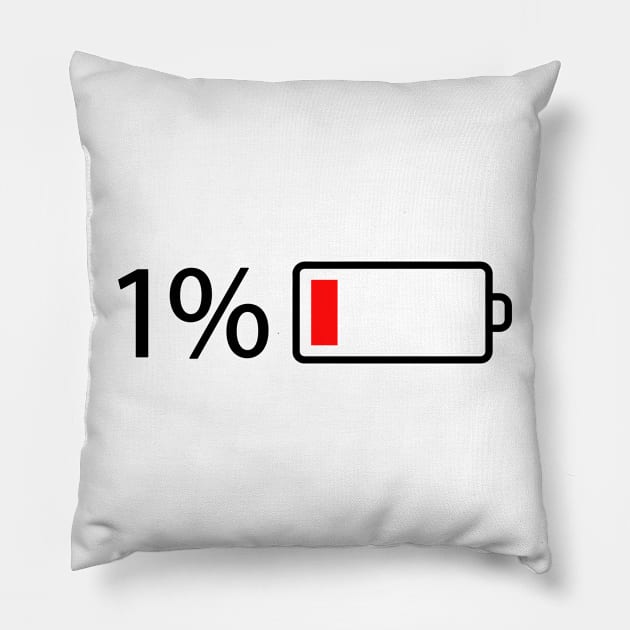 1 percent Pillow by ramith-concept