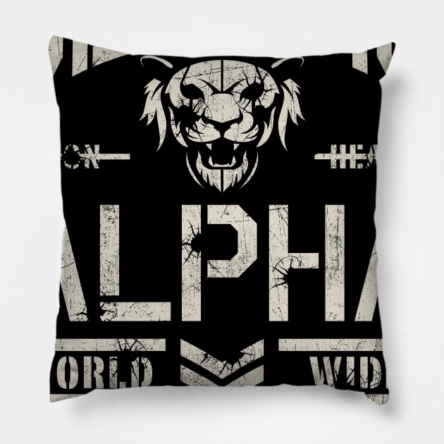 Alpha Club Worldwide Pillow by AlphaElite