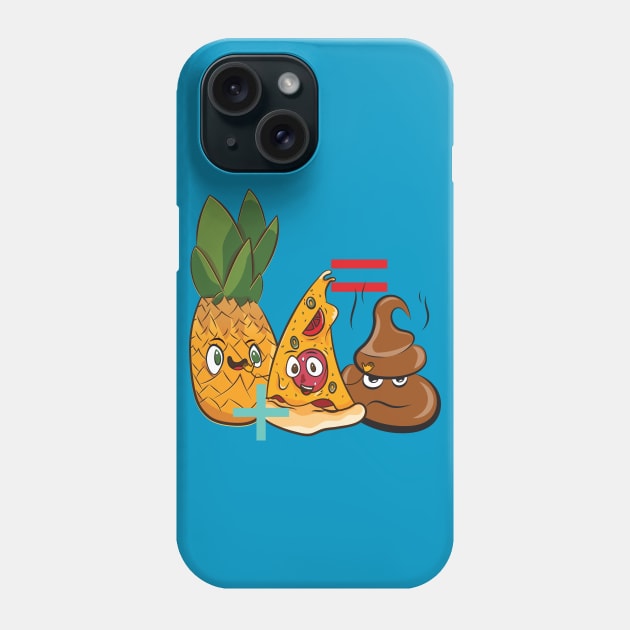 Pineapple Pizza Tropical Fusion Phone Case by ToySenTao