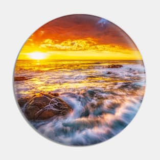 Smith's Beach Sunset Pin