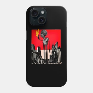 Ciudad de locos corazones Phone Case