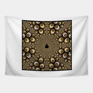 Gold and Silver Mandelbrot Tapestry