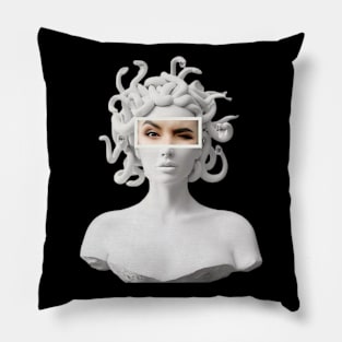 the mythical gorgon jellyfish Pillow