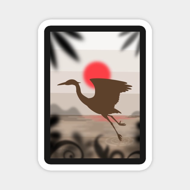 Stork Magnet by MangoStudio