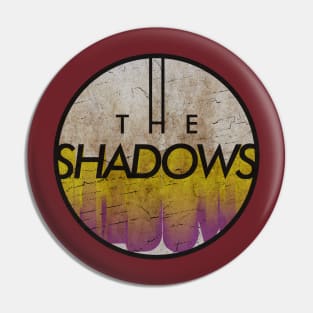 THE SHADOWS - VINTAGE YELLOW CIRCLE Pin