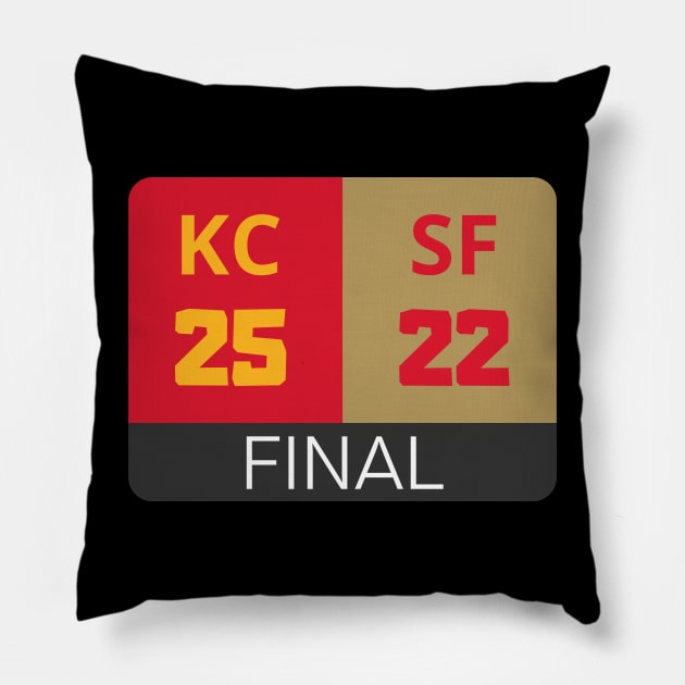 KC 25 SF 22 Pillow by rysiupol