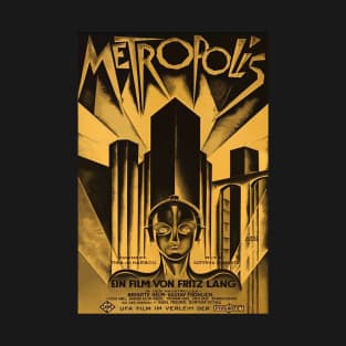 Metropolis Vintage Poster 1927 T-Shirt