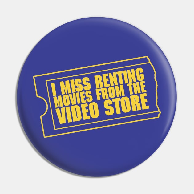 I miss renting movies from the video store Pin by GodsBurden