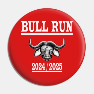 Bull Run Crypto Currency Bitcoin Pin