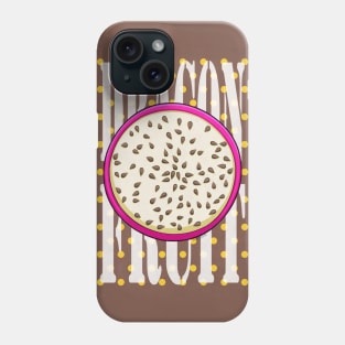 Dragonfruit retro Poster Phone Case