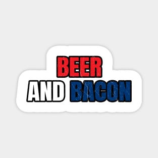 Beer And Bacon Magnet