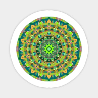 The Green Man Mandala Magnet